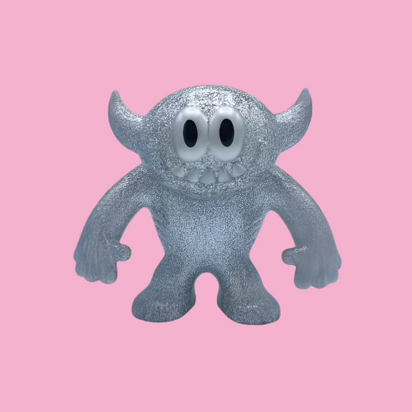 KAMAKIRI GABUGABU silver glitter ソフビ Kamakiri - Gabu Gabu - Silver Glitter – Q POP