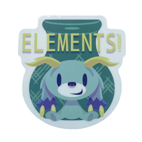Touma - Elements Vase Vinyl Sticker