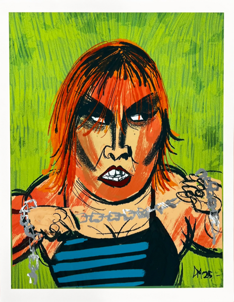 Chris Mitchell - Queen of Villains - Art Print | Power Slam!: Pro Wrestling Show