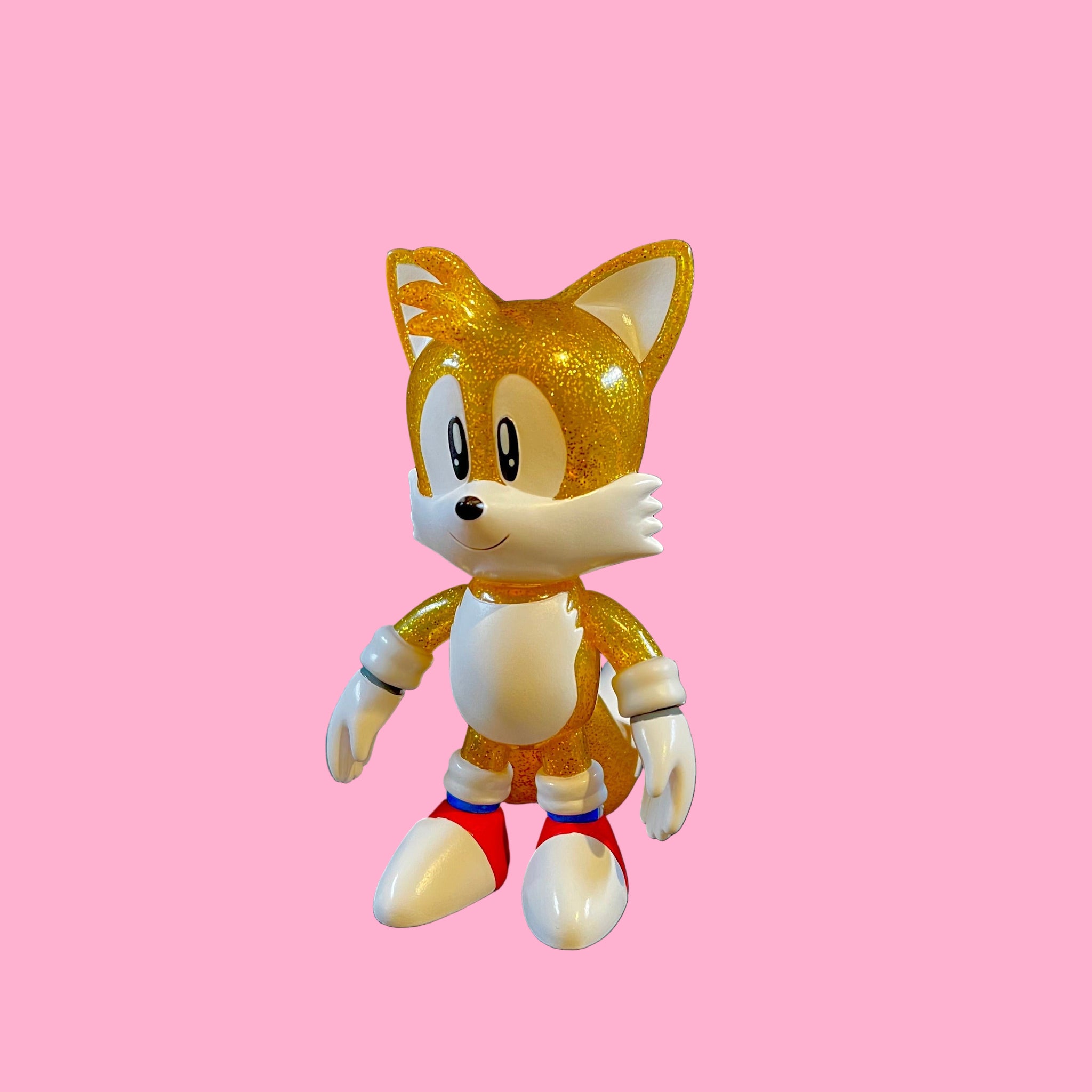 Tails Yellow Clear Lame - SofVips- Soft vinyl toy – Q POP