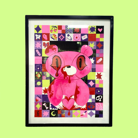 Kathryn Hudson - Gloomy Shock - Original Artwork -Gloomy Bear Exhibition