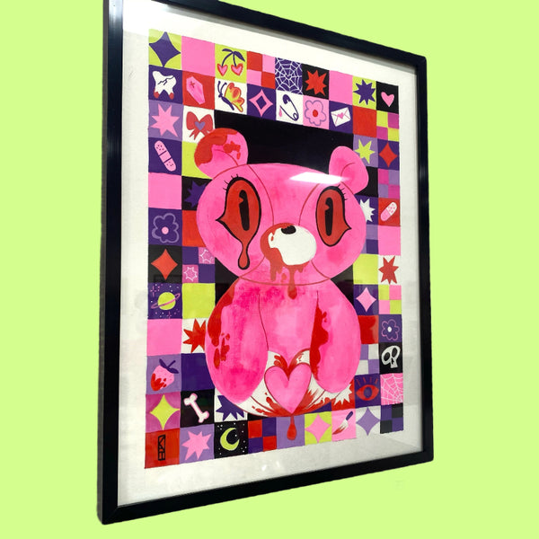 Kathryn Hudson - Gloomy Shock - Original Artwork -Gloomy Bear Exhibition