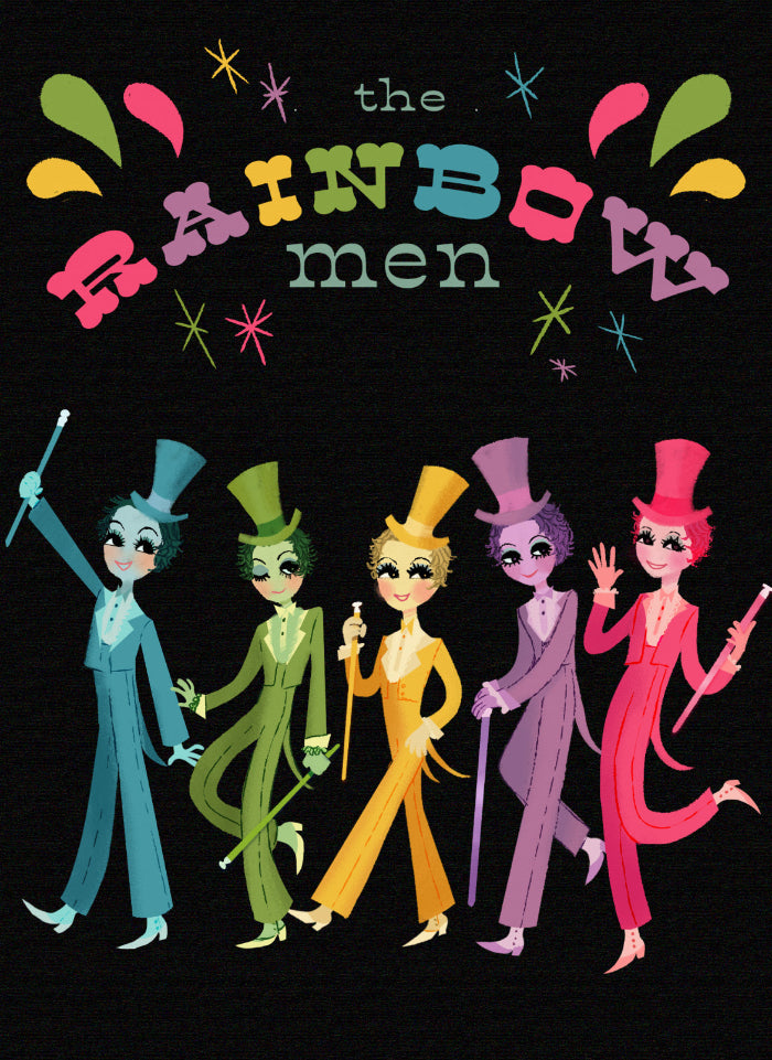 andythestreet - "The Rainbow Men" Print