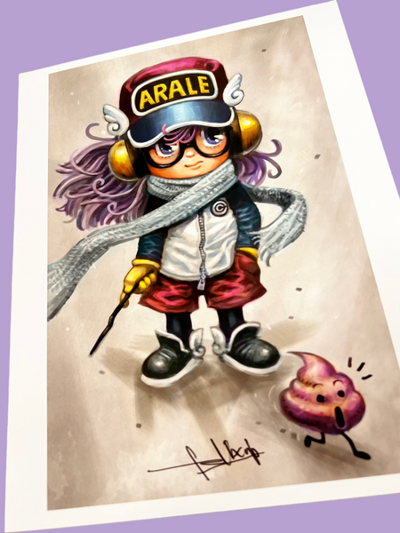 Felix Ip Arale & Friend Print