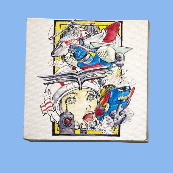 ImaiToonz - One and Seven (Tetsujin-17)- Tokusatsu Exhibition - Original Artwork