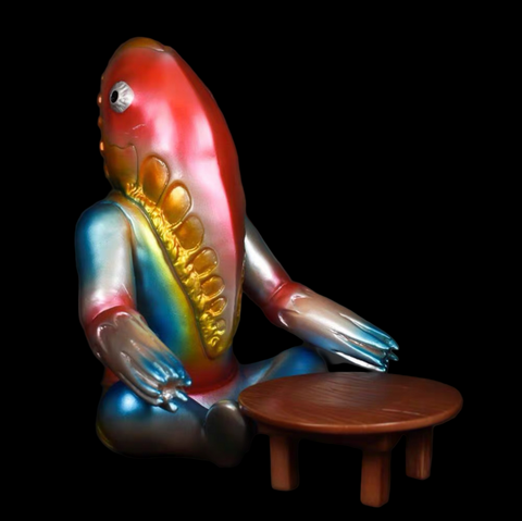 Bullmark - Metron Alien (Sitting - Red & Blue)