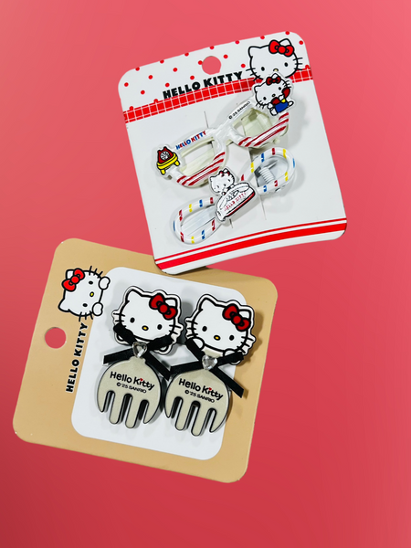 Hello Kitty - Hair Clips / Hair Pins