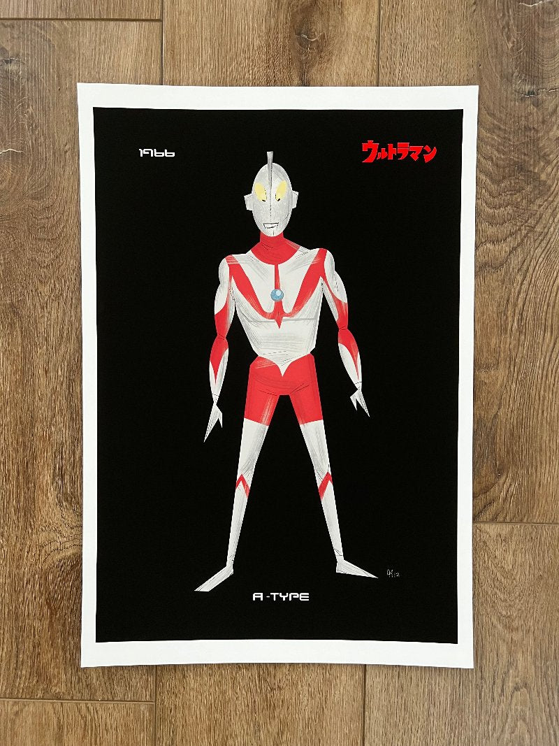 Chris Mitchell - Ultraman Type A- Art Print