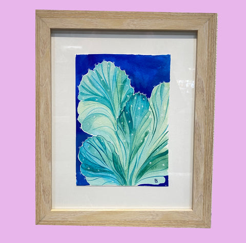 Brigette Barrager - "Crested Blue Candle" Original Artwork