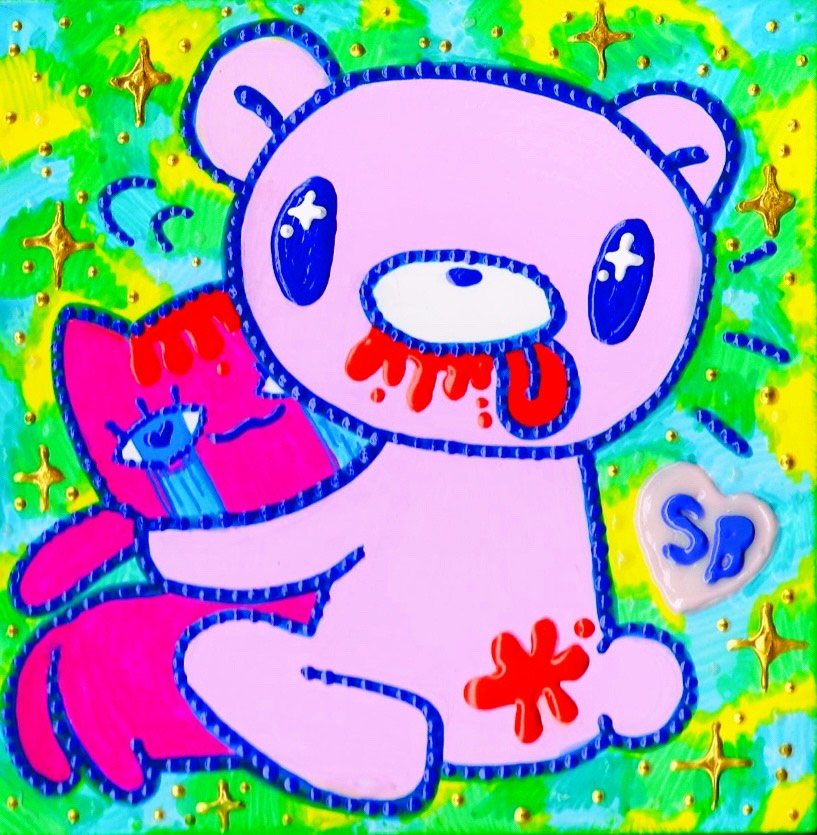 Sparklebombb - Squeeze Art Print | Gloomy Bear Exhibit