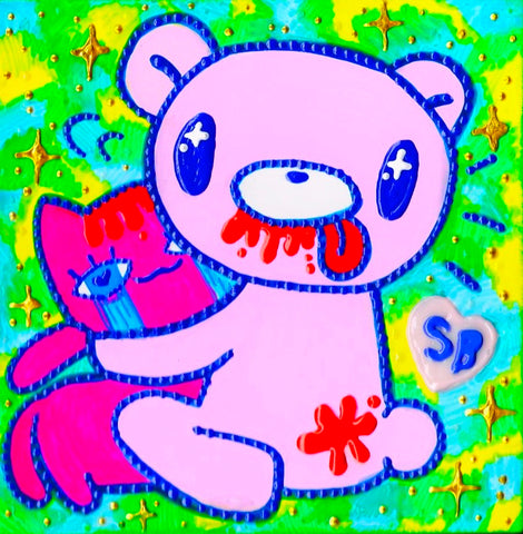 Sparklebombb - Squeeze Art Print | Gloomy Bear Exhibit