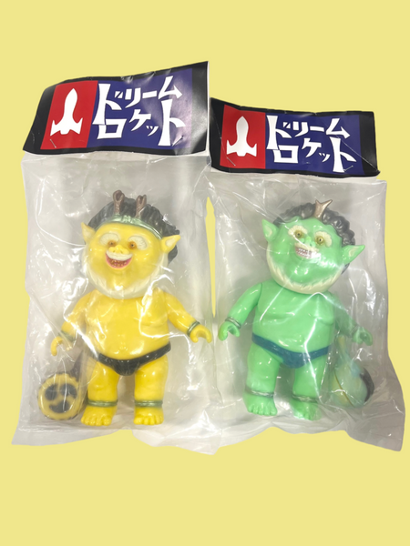 Dream Rocket Fujin & Raijin Set - Soft Vinyl Toy