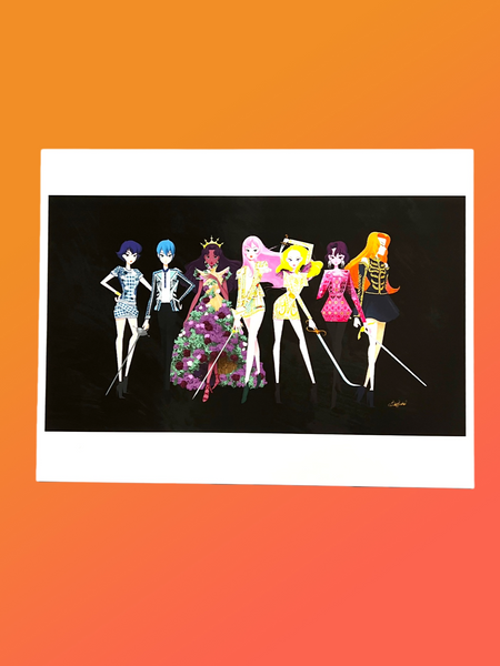 Eastwood Wong - Duelist of Glam - Utena Print - Utena Show