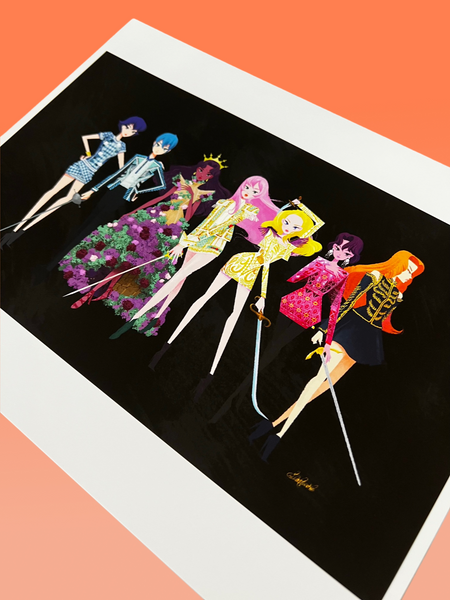 Eastwood Wong - Duelist of Glam - Utena Print - Utena Show