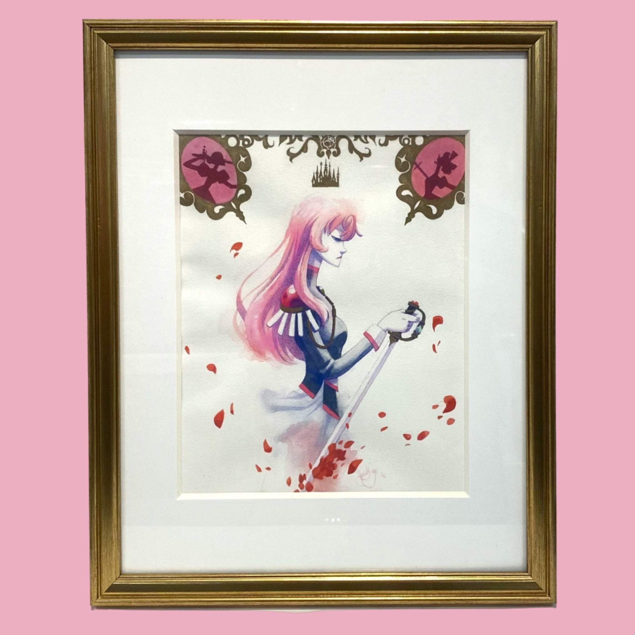 Jocelyn Liang - "Reign" : Revolutionary Girl Utena Art Show ( 2016 ) | Original Art