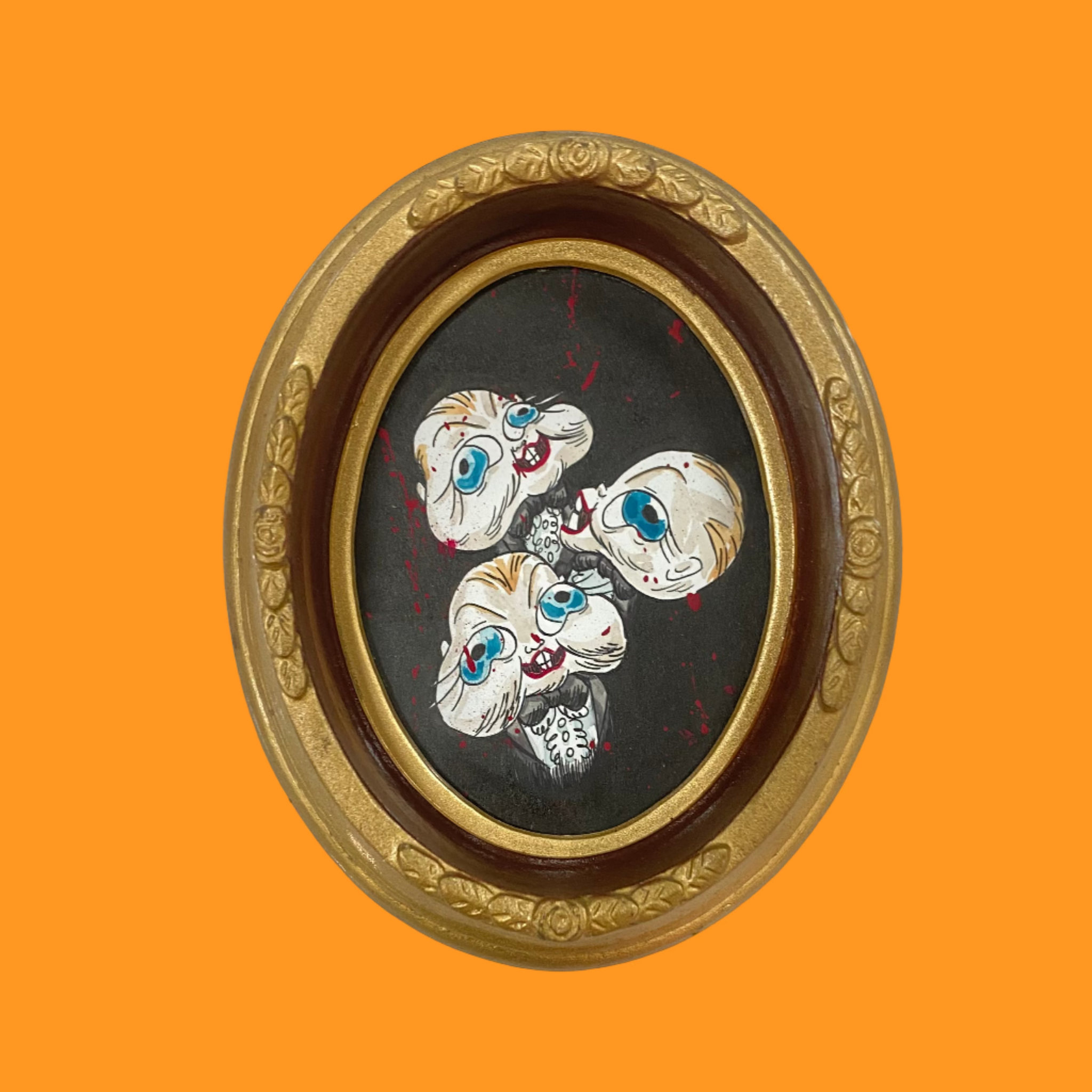 Grace Kim - "The Doll" Original Artwork | Crimson Shadows: Italian Horror Art Exhibition