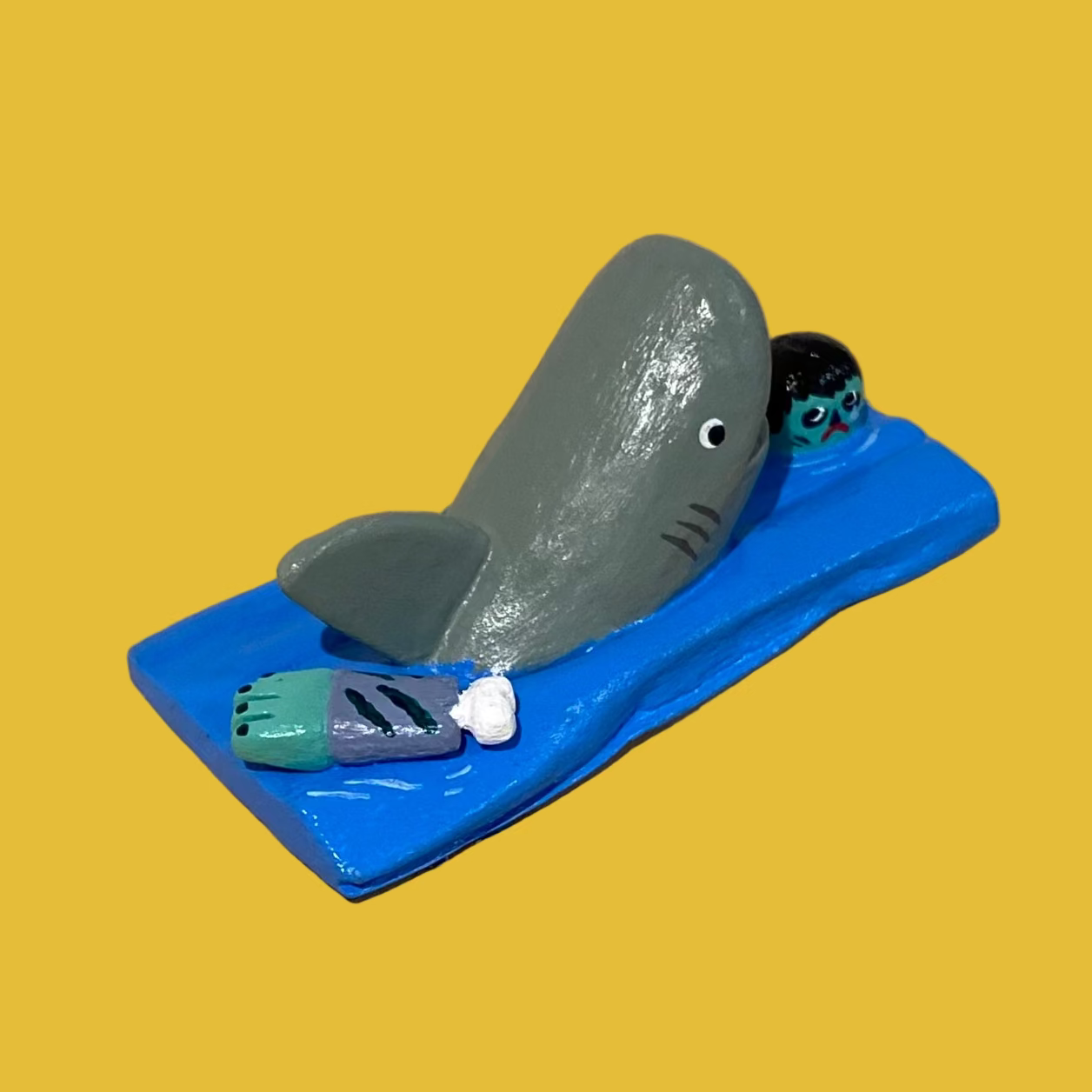 HeySoupFace - "Please Stop Fighting, Cuties" Original Artwork | Crimson Shadows: Italian Horror Art Exhibition