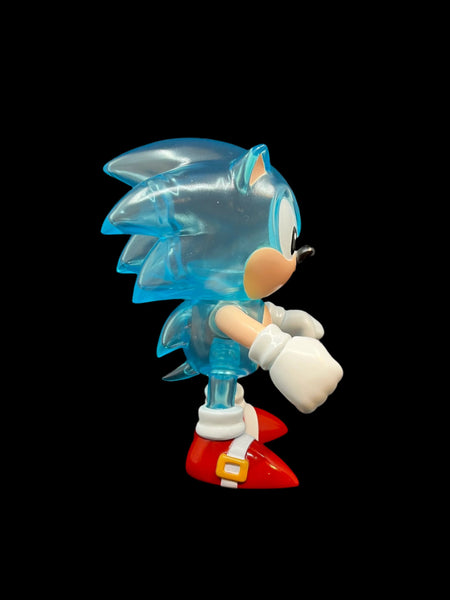 Sonic The Hedgehog - Blue Clear Color  - SofVips- Soft vinyl toy