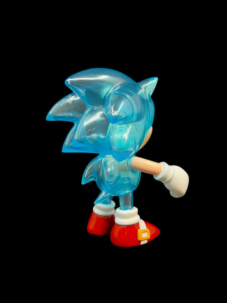 Sonic The Hedgehog - Blue Clear Color  - SofVips- Soft vinyl toy