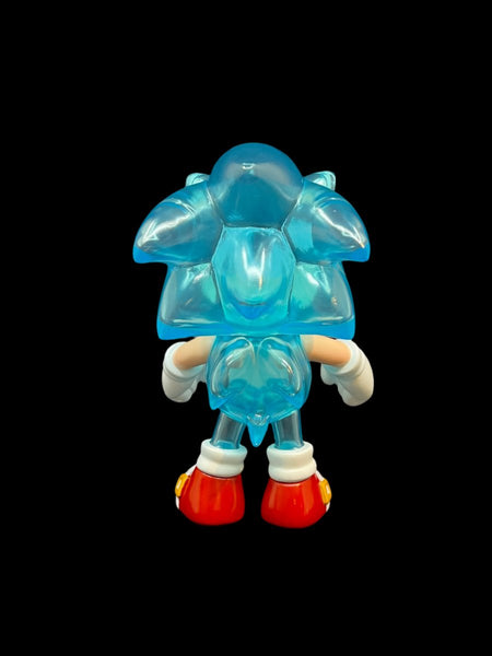 Sonic The Hedgehog - Blue Clear Color  - SofVips- Soft vinyl toy