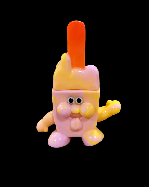 Refreshment Toy - Ice Pop Marble Pink | Soft Vinyl Toy