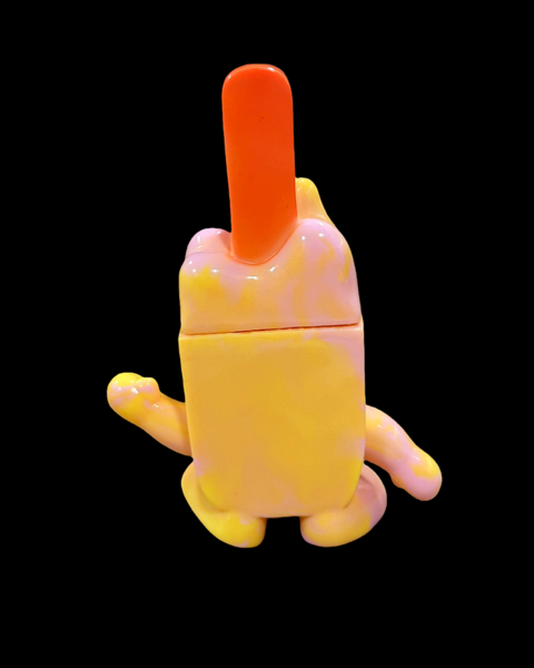 Refreshment Toy - Ice Pop Marble Pink | Soft Vinyl Toy