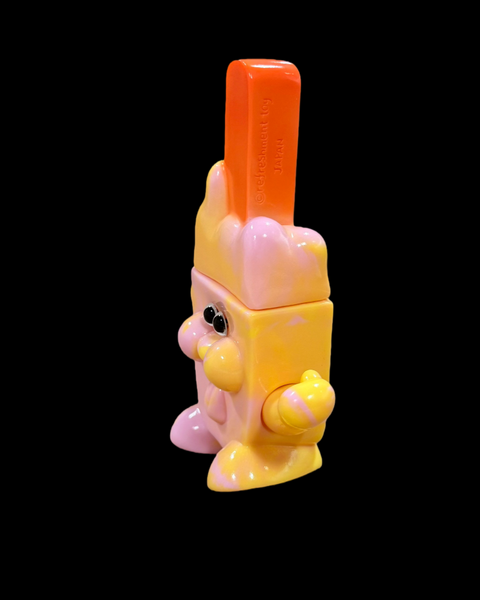 Refreshment Toy - Ice Pop Marble Pink | Soft Vinyl Toy