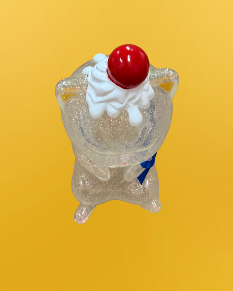 Refreshment Toy - Clear Sleeping Cat  | Soft Vinyl Toy