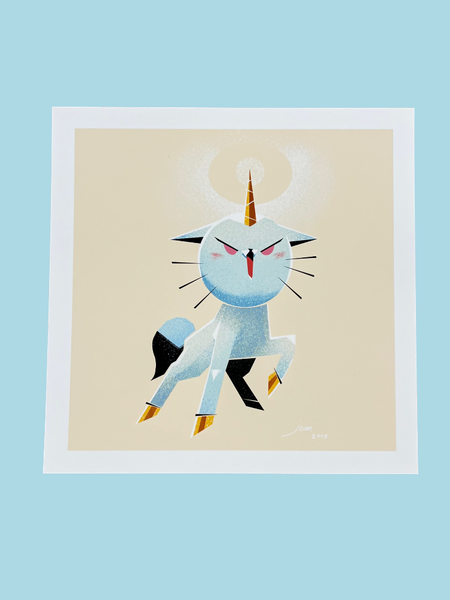 Jean Liang - Freeze Ray Activate Print Unicat & Caticorn Show