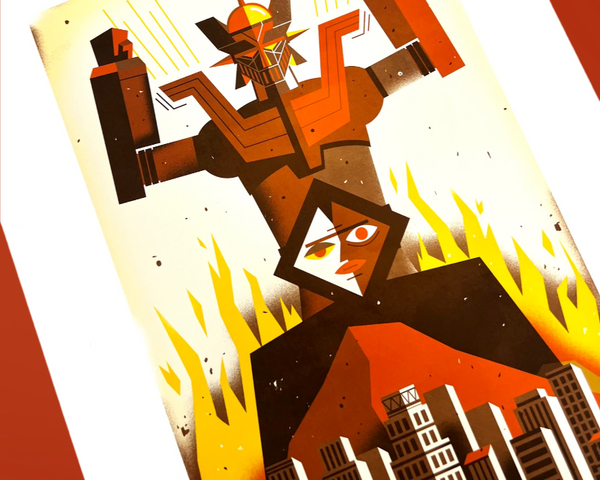Josh Pena - Mazinger Art Print