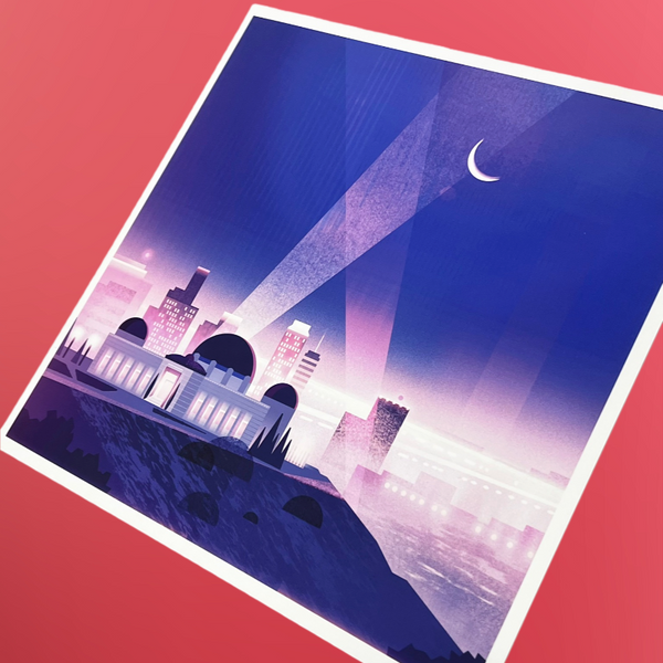 Junyi Wu- City Lights Art Print - Kayokyoku: Citypop Art Show
