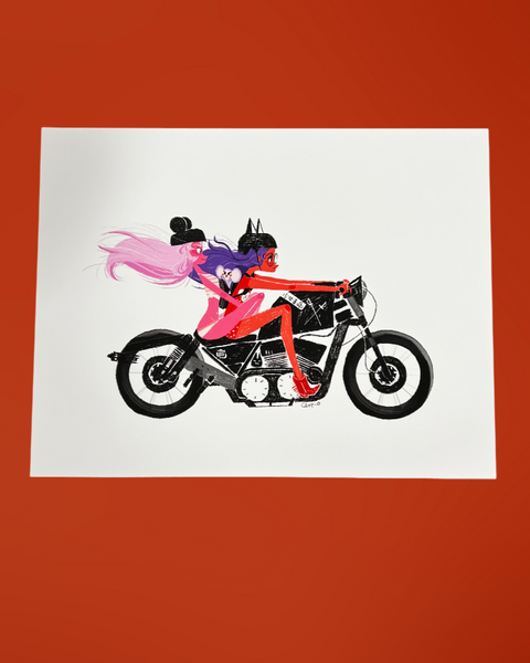Keiko Murayama - Akeno Myoujou Print - Revolutionary Girl Utena Art show