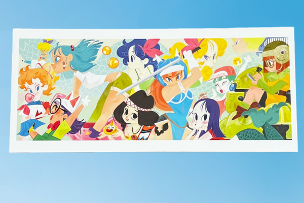 Keiko Murayama - Toriyama Girl Art Print - Akira Toriyama Tribute Show