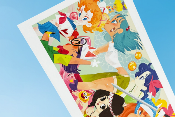 Keiko Murayama - Toriyama Girl Art Print - Akira Toriyama Tribute Show