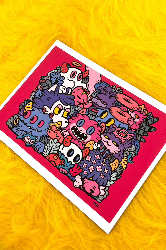 Kiriko Arai - Monster - Art Print - Kiriko Solo Exhibition – Q POP