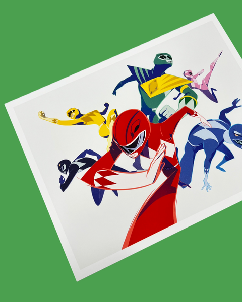 Mariko Yamashin - Morphin Art Print - Power Morphicon
