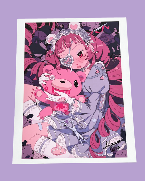 MawaWiz - Dear  Art Print | Gloomy Bear Exhibition