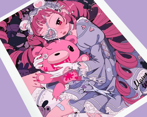 MawaWiz - Dear  Art Print | Gloomy Bear Exhibition