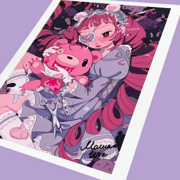 MawaWiz - Dear  Art Print | Gloomy Bear Exhibition