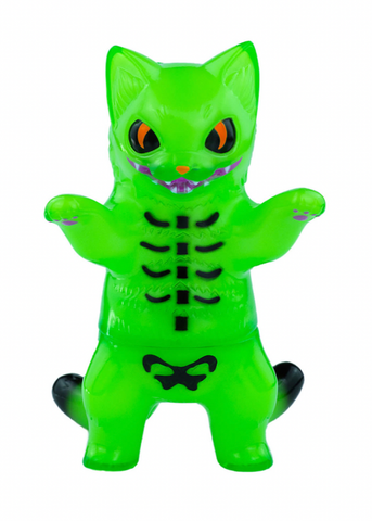 Konatsu - Negora Neon Green Halloween GID  Soft Vinyl Toy