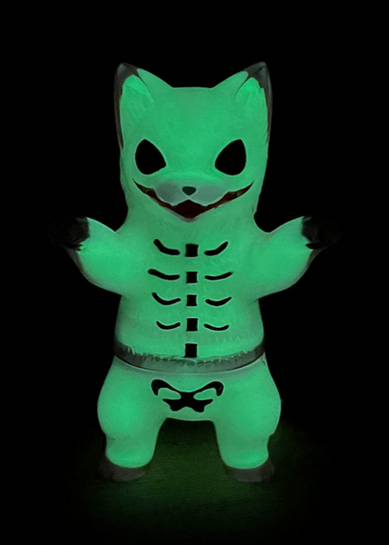 Konatsu - Negora Neon Green Halloween GID  Soft Vinyl Toy