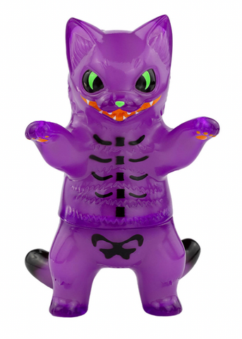 Konatsu - Negora Neon Purple Halloween GID  Soft Vinyl Toy