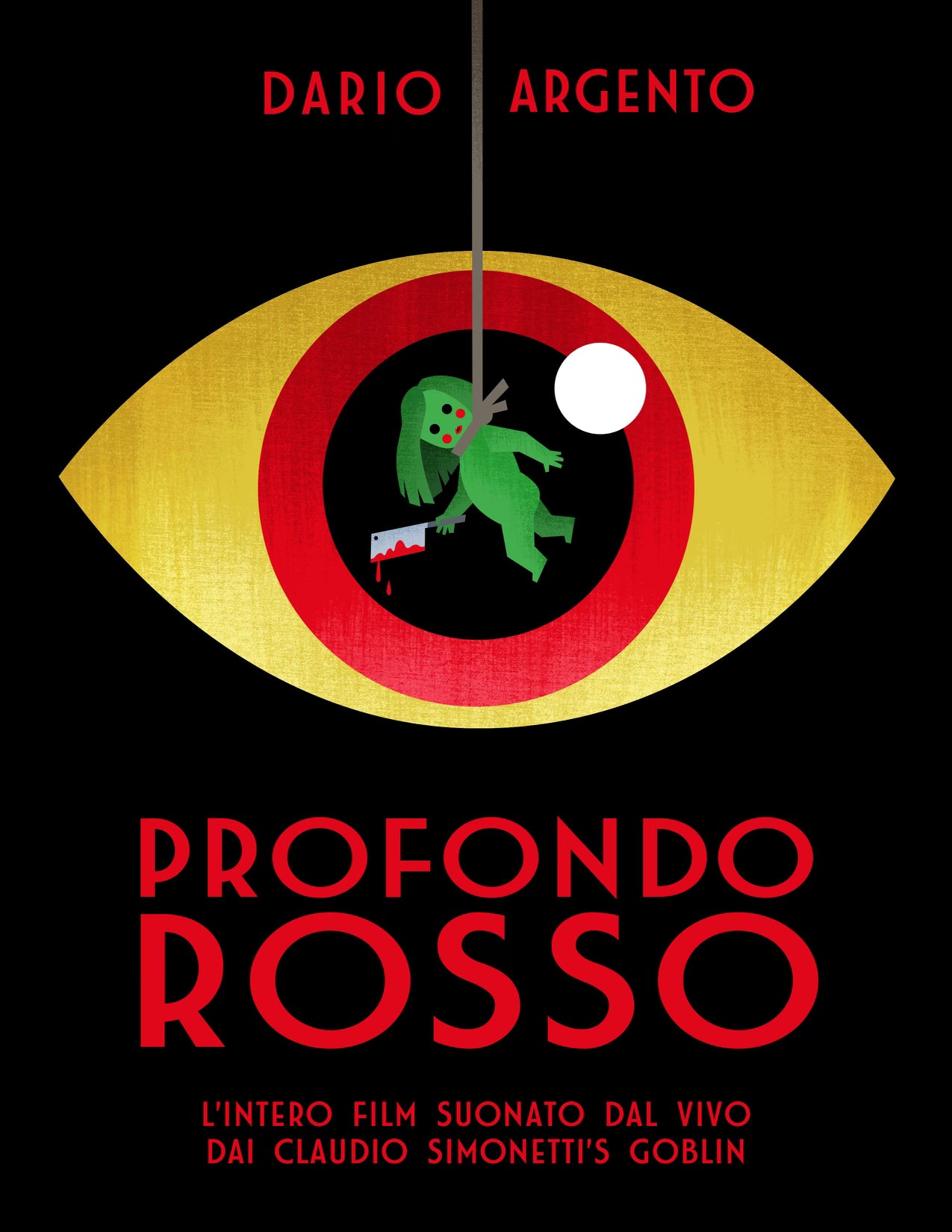 Andy Bialk - Profondo Rosso Art Print | Crimson Shadows: Italian Horror Exhibition