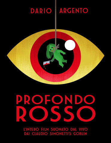 Andy Bialk - Profondo Rosso Art Print | Crimson Shadows: Italian Horror Exhibition