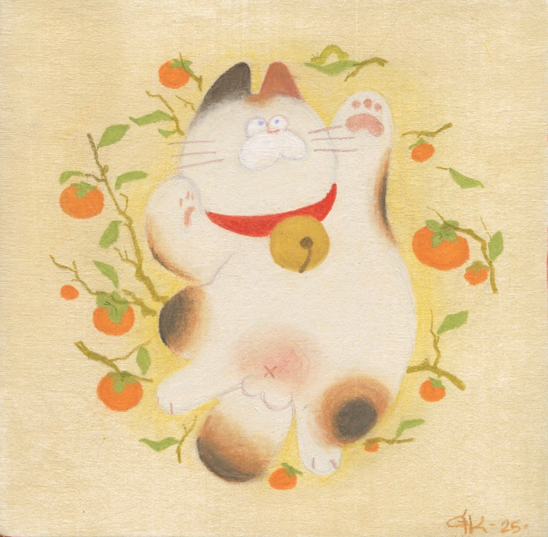Grace Kum -Plenty - Original Art- Maneki Neko Exhibition (SOLD OUT)