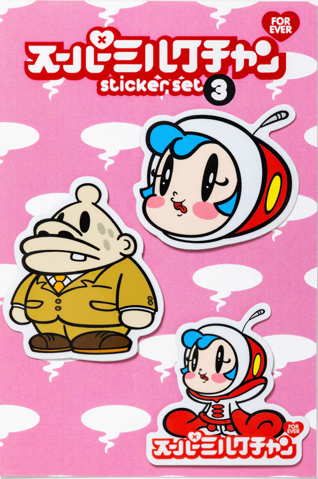 Hideyuki Tanaka - Super Milk-Chan Sticker Set – Q POP