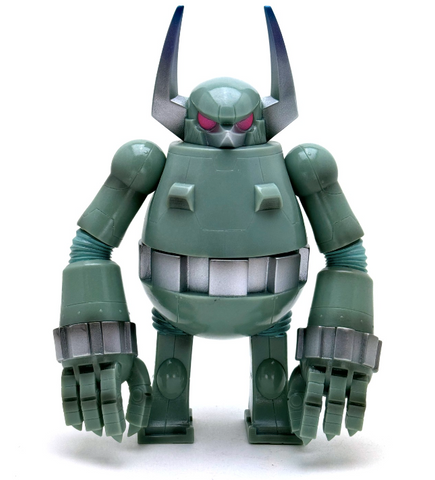 Touma - RETRO ROBOT GREEN - Soft Vinyl Toy - Touma & Mao Exhibition