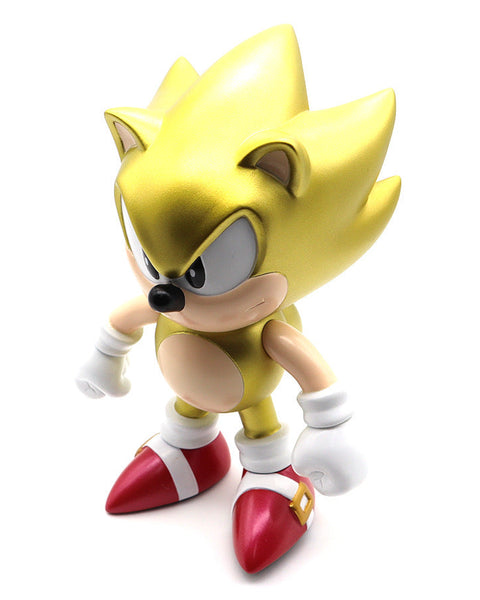 Sonic The Hedgehog Super Sonic Metallic Color  - SOFVIPS- Soft vinyl toy