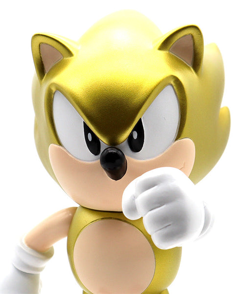 Sonic The Hedgehog Super Sonic Metallic Color  - SOFVIPS- Soft vinyl toy
