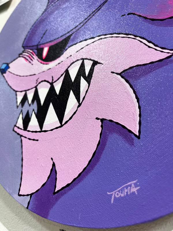 Touma - Blaze Fang - Original artwork on Canvas - Touma & Mao